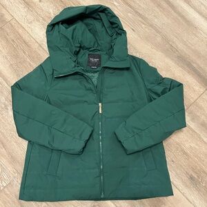 Kate Spade Light Weight Down Jacket in Green